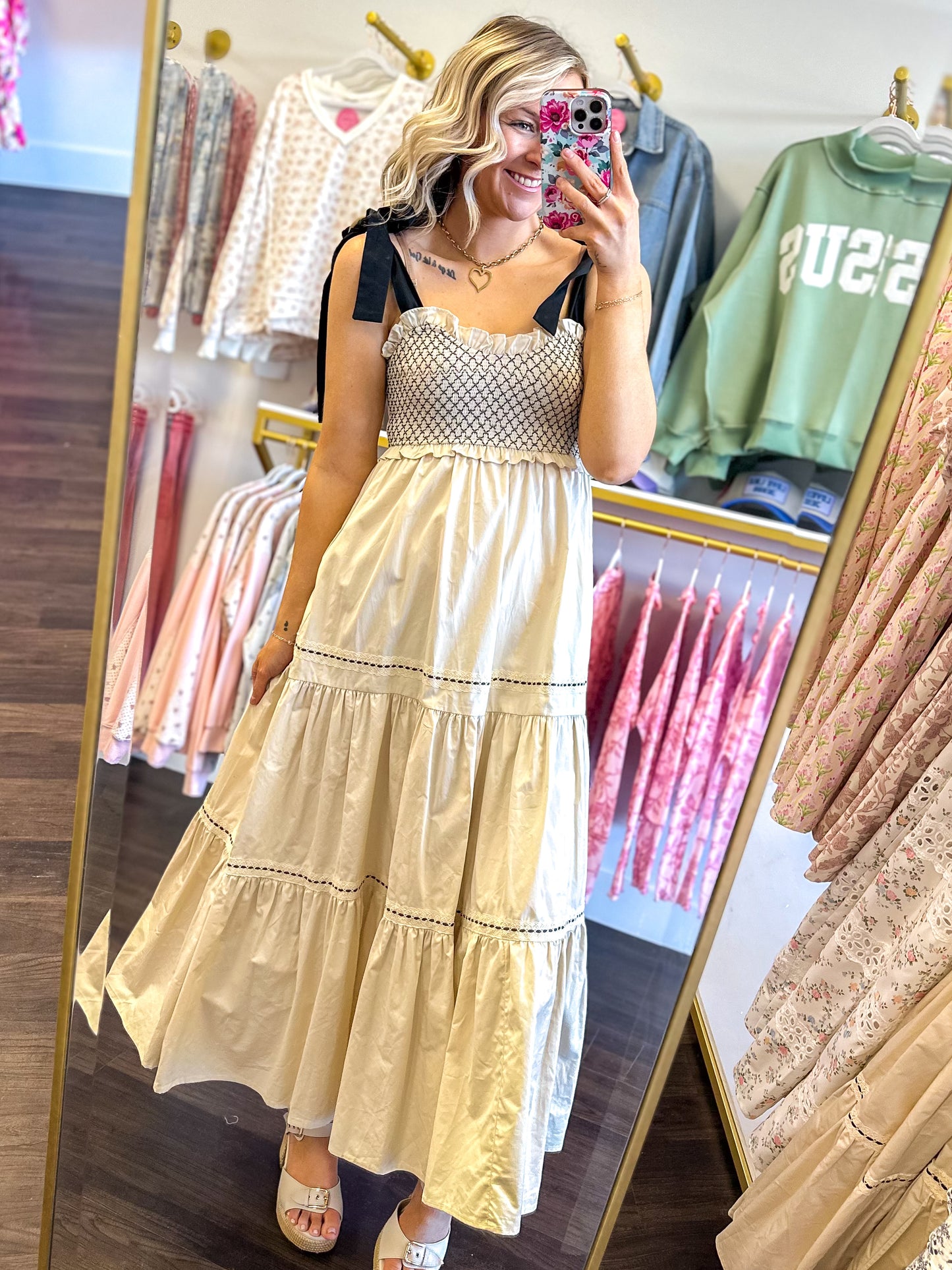 Scottie Smocked Maxi Dress