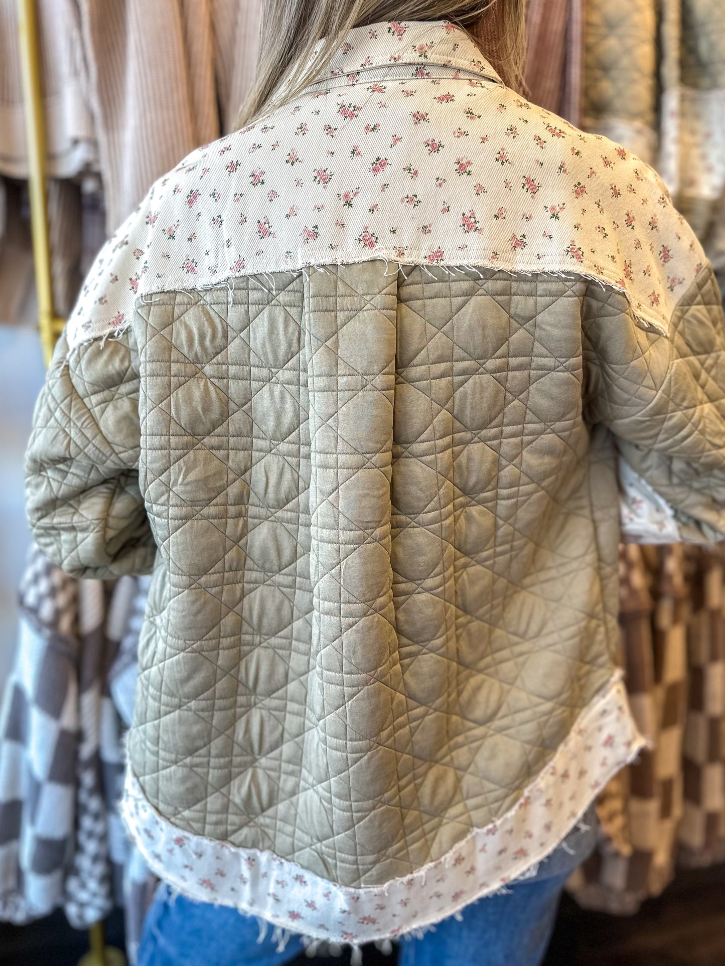 Oakley Oversized Floral Detail Jacket