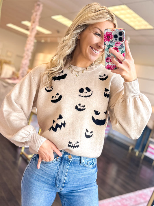 Spooky Smirks Sweater