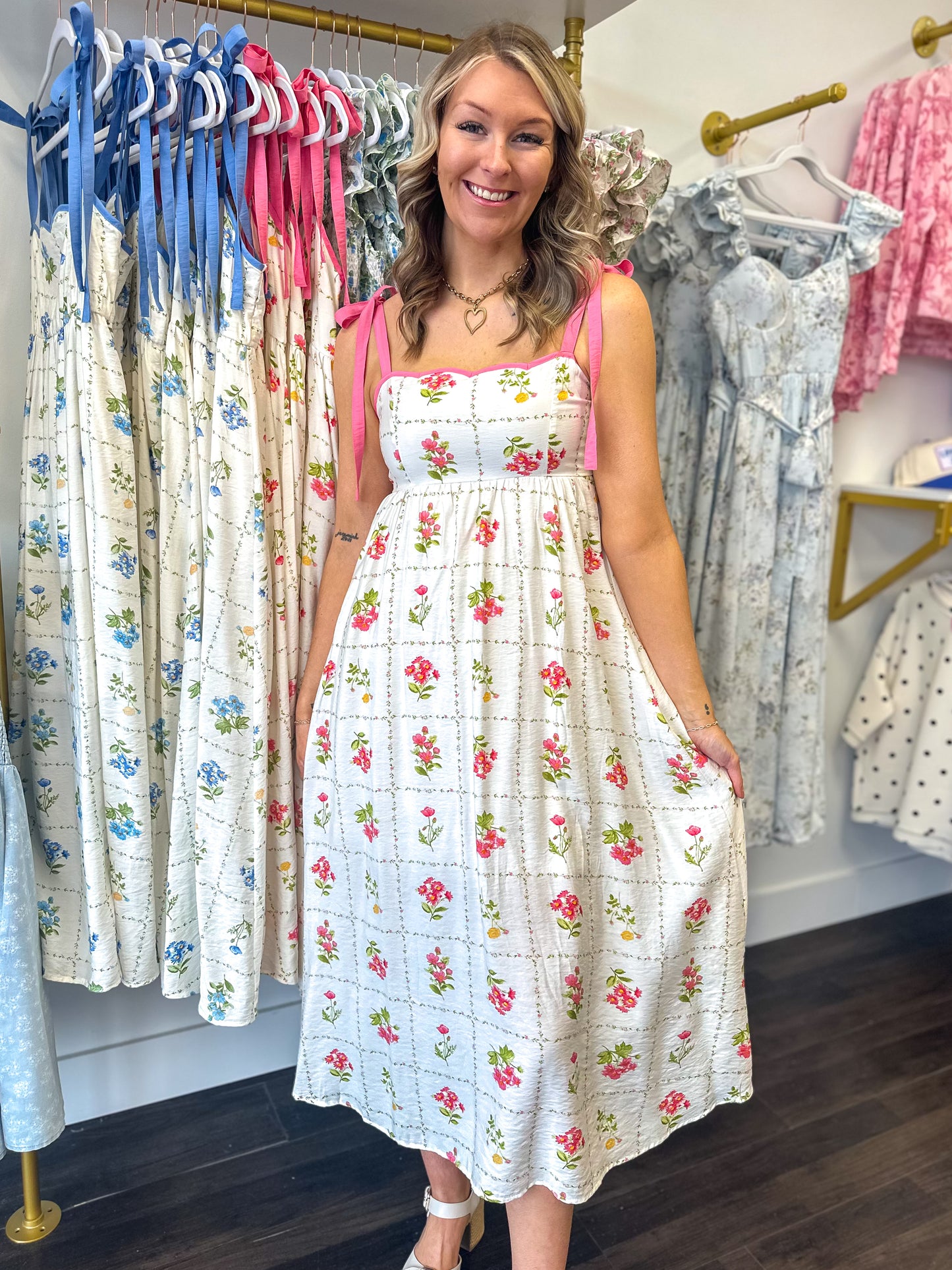 Blossom Lane Midi Dress