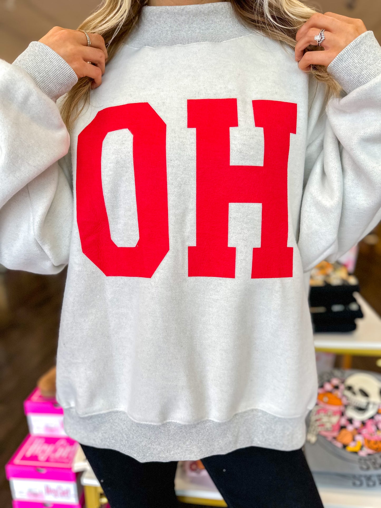 RESTOCK ETA 10/30 - Ohio Reversible Mock Neck Sweatshirt