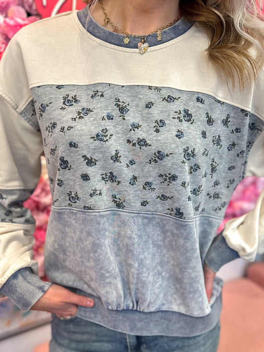 Magnolia Color Block Pullover