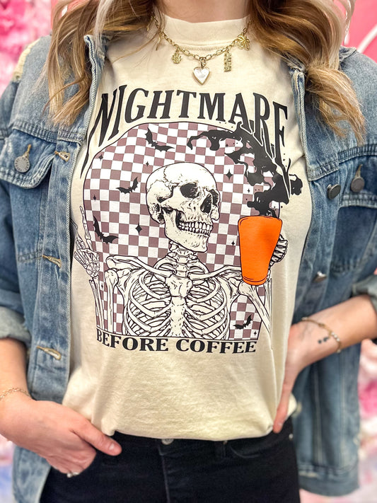 Nightmare Before Coffee - Graphic Tee