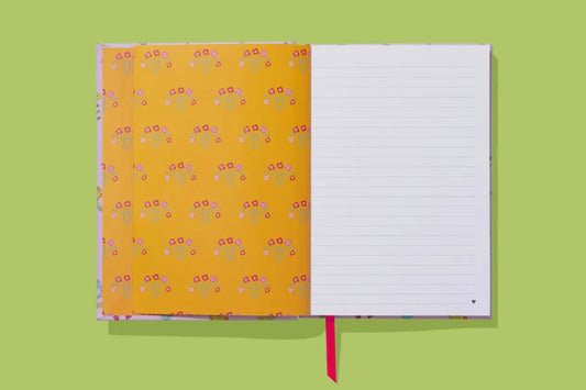 Pink w/ Wildflowers Notebook
