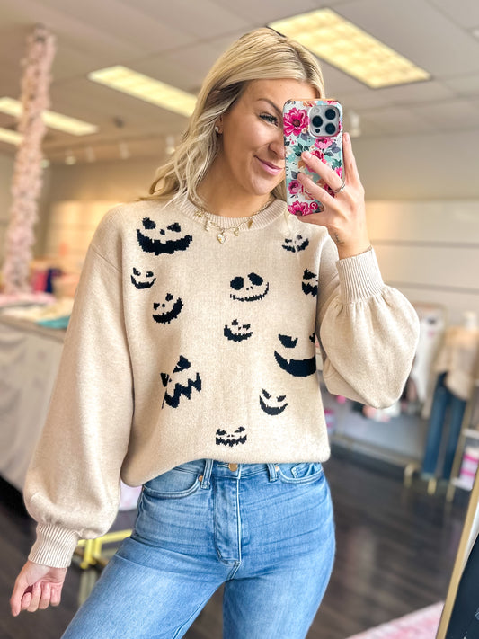 Spooky Smirks Sweater
