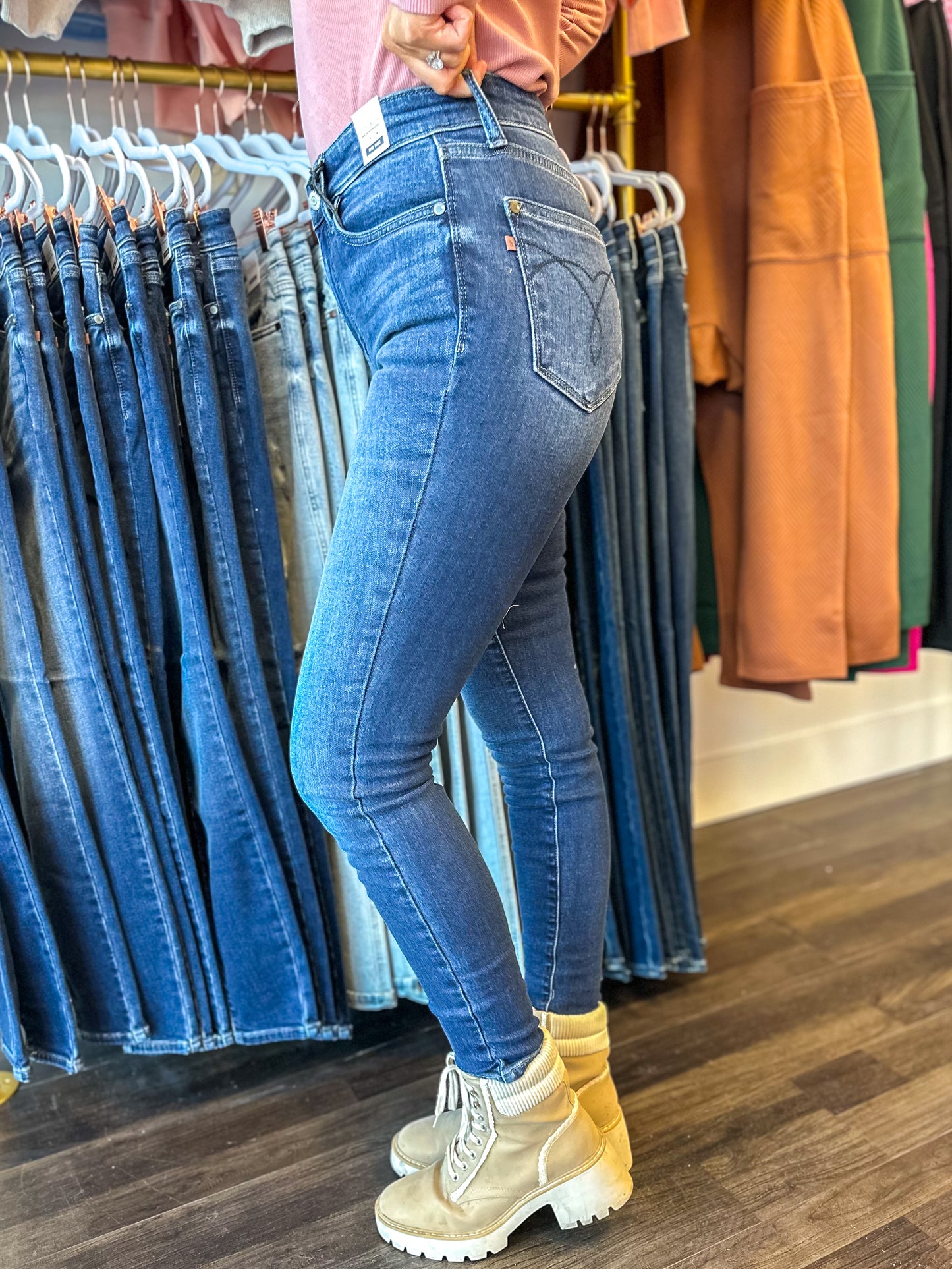 Teagan Thermal Skinny Judy Blue Jeans