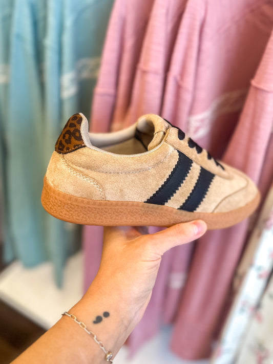 CORKY'S: Heads Up Camel Faux Suede Sneaker
