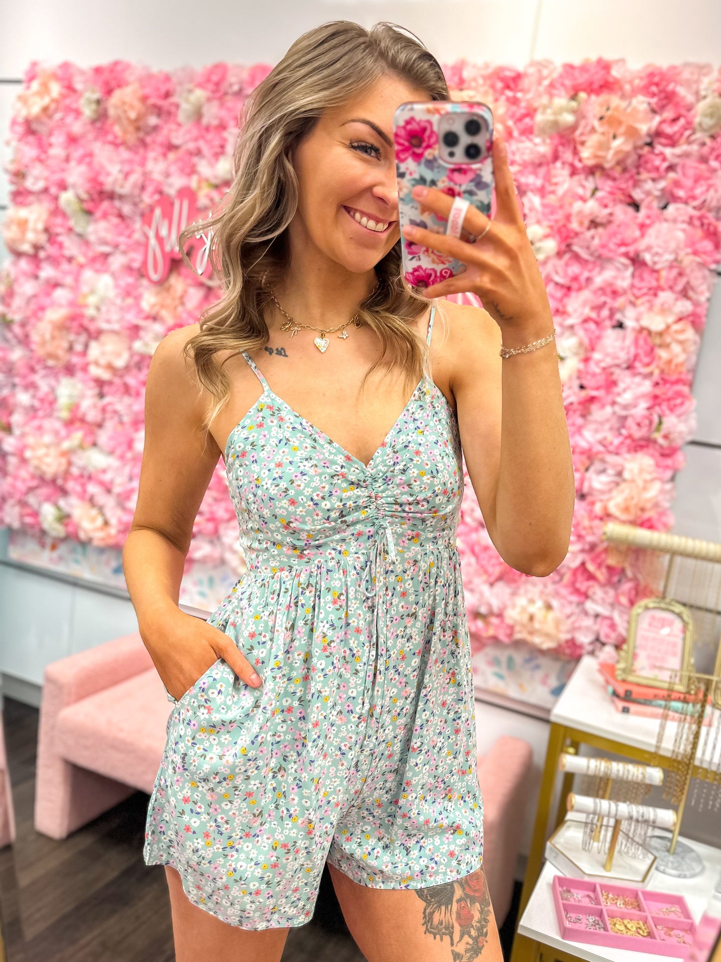 Sunday Brunch Smocked Romper