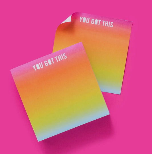 "You Got This" Sticky Notes Pad