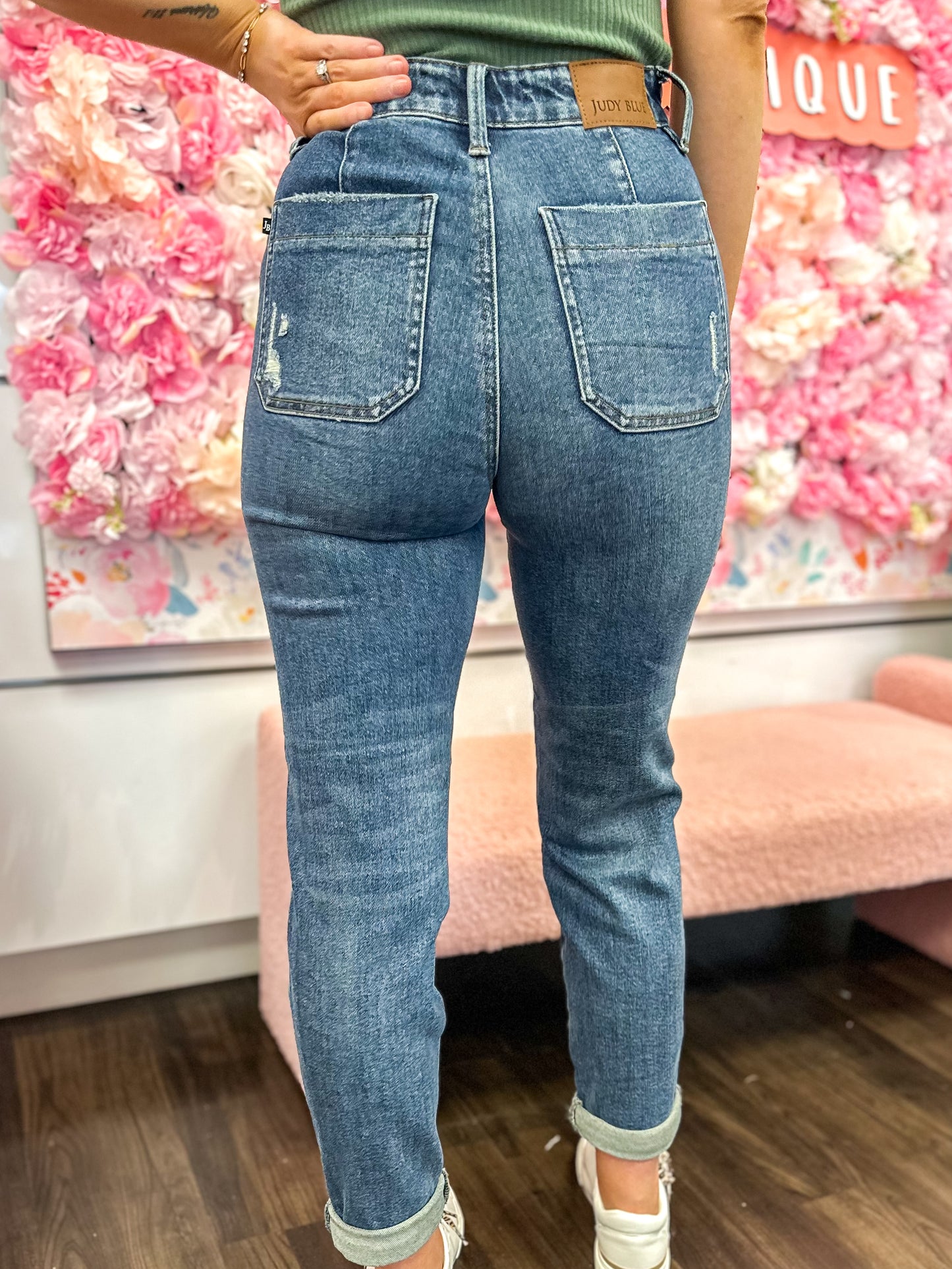 Hype Girl 2.0 High Rise Vintage Wash Judy Blue Joggers