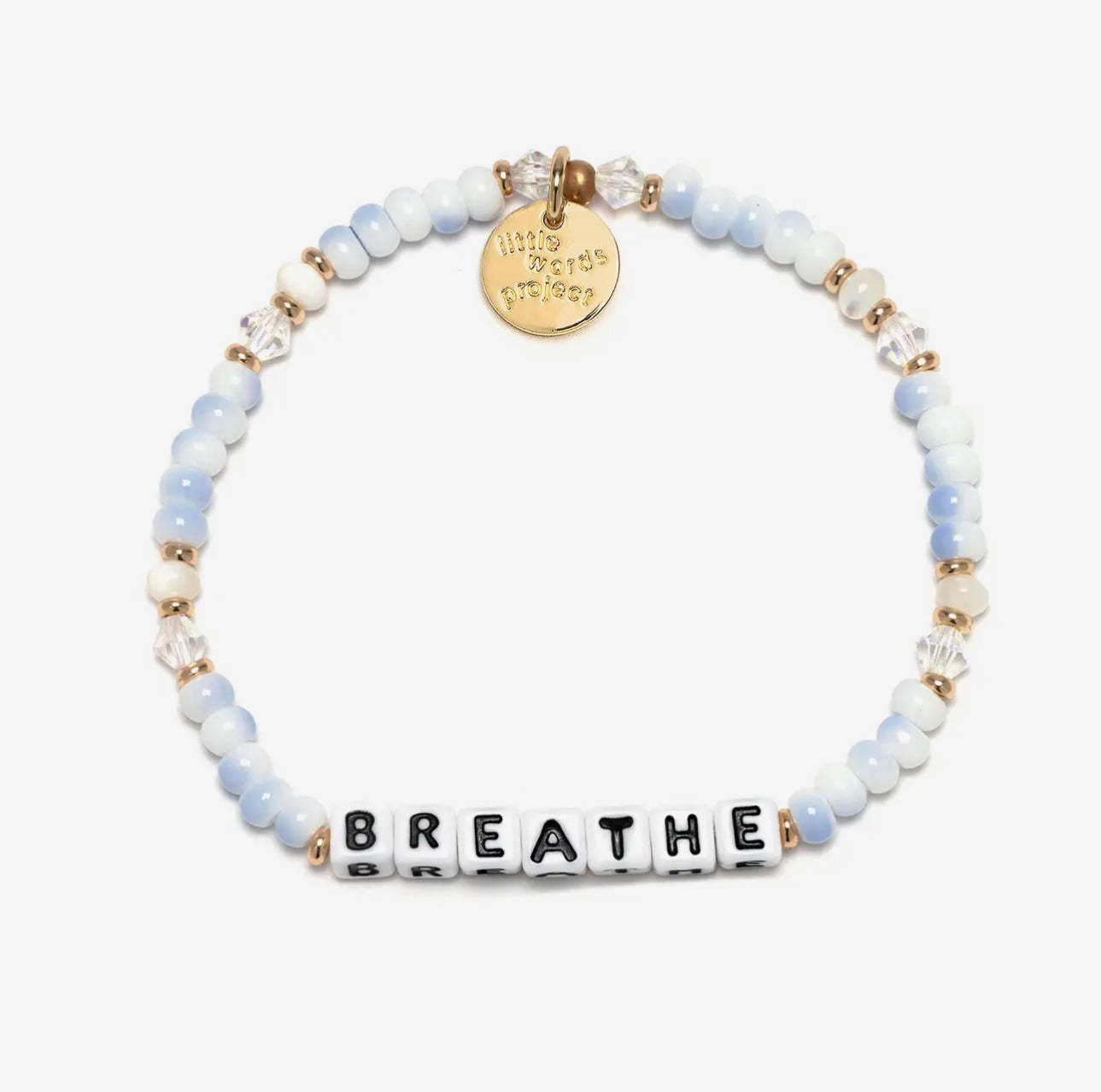 Breathe Bracelet - Cotton Clouds | Little Words Project