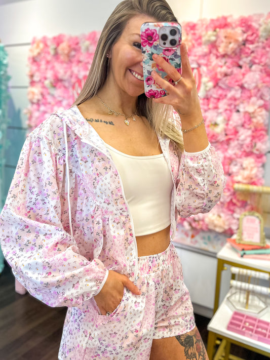 Patchwork Posies Windbreaker