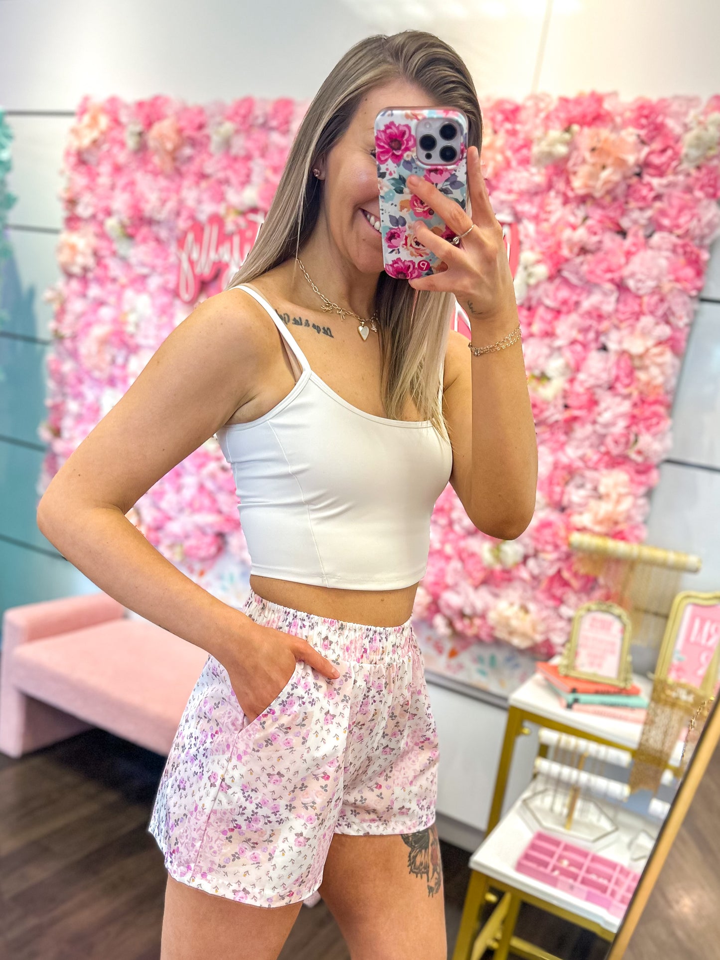 Patchwork Posies Boxer Shorts