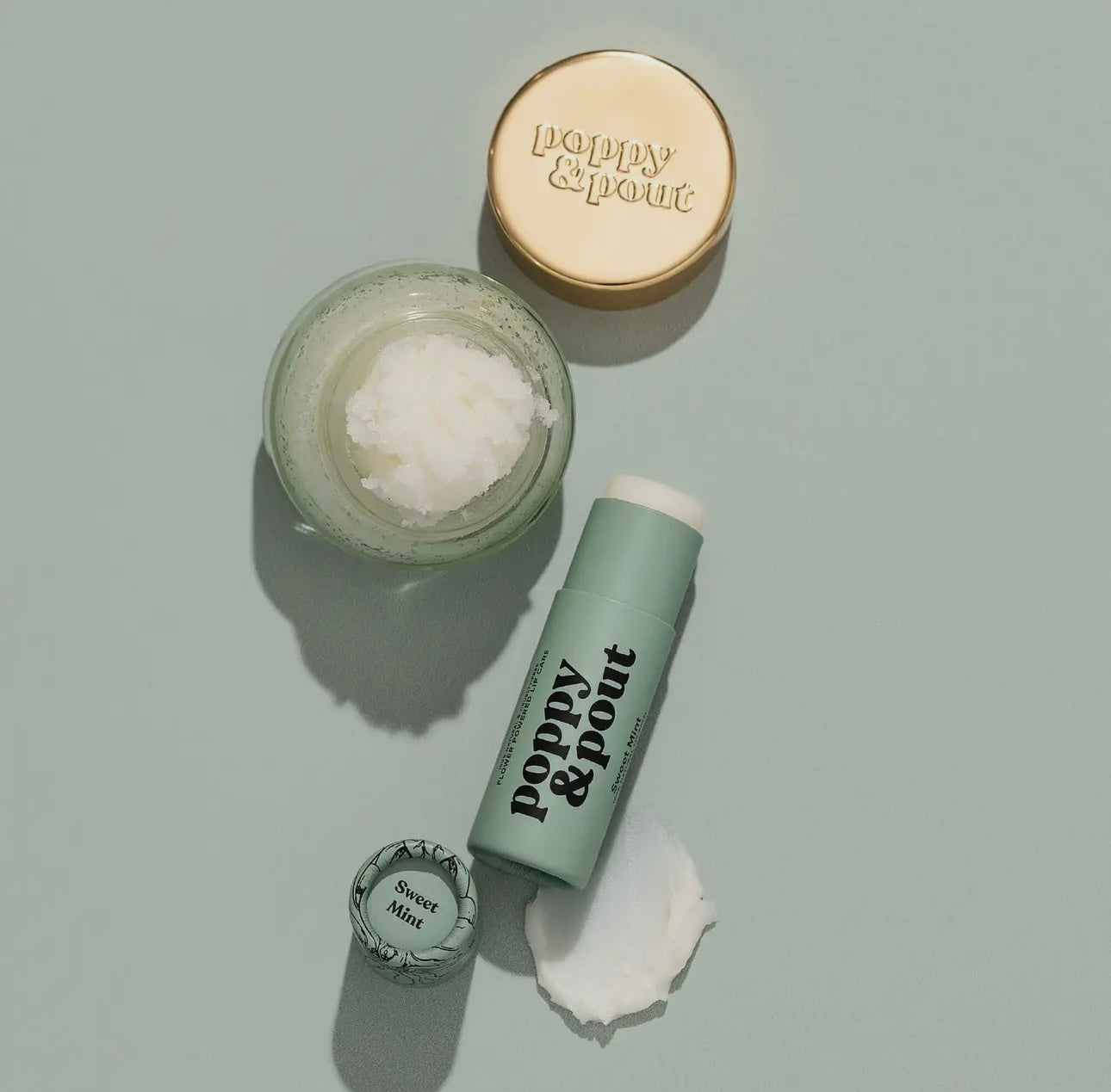Sweet Mint Lip Scrub - Poppy & Pout