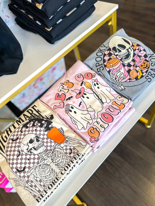 Let's Go Ghouls Graphic Tee