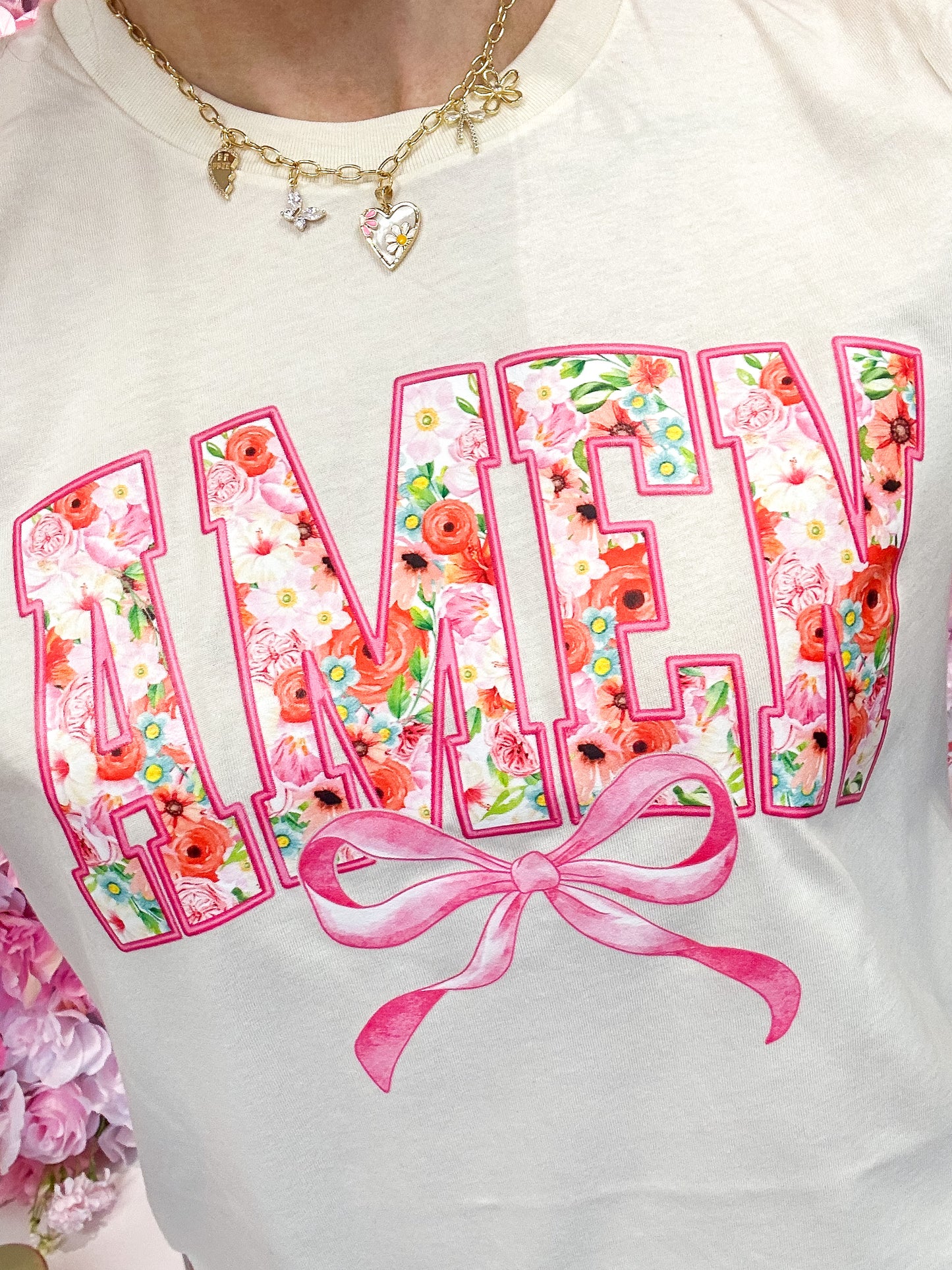 Amen Bow Graphic Tee