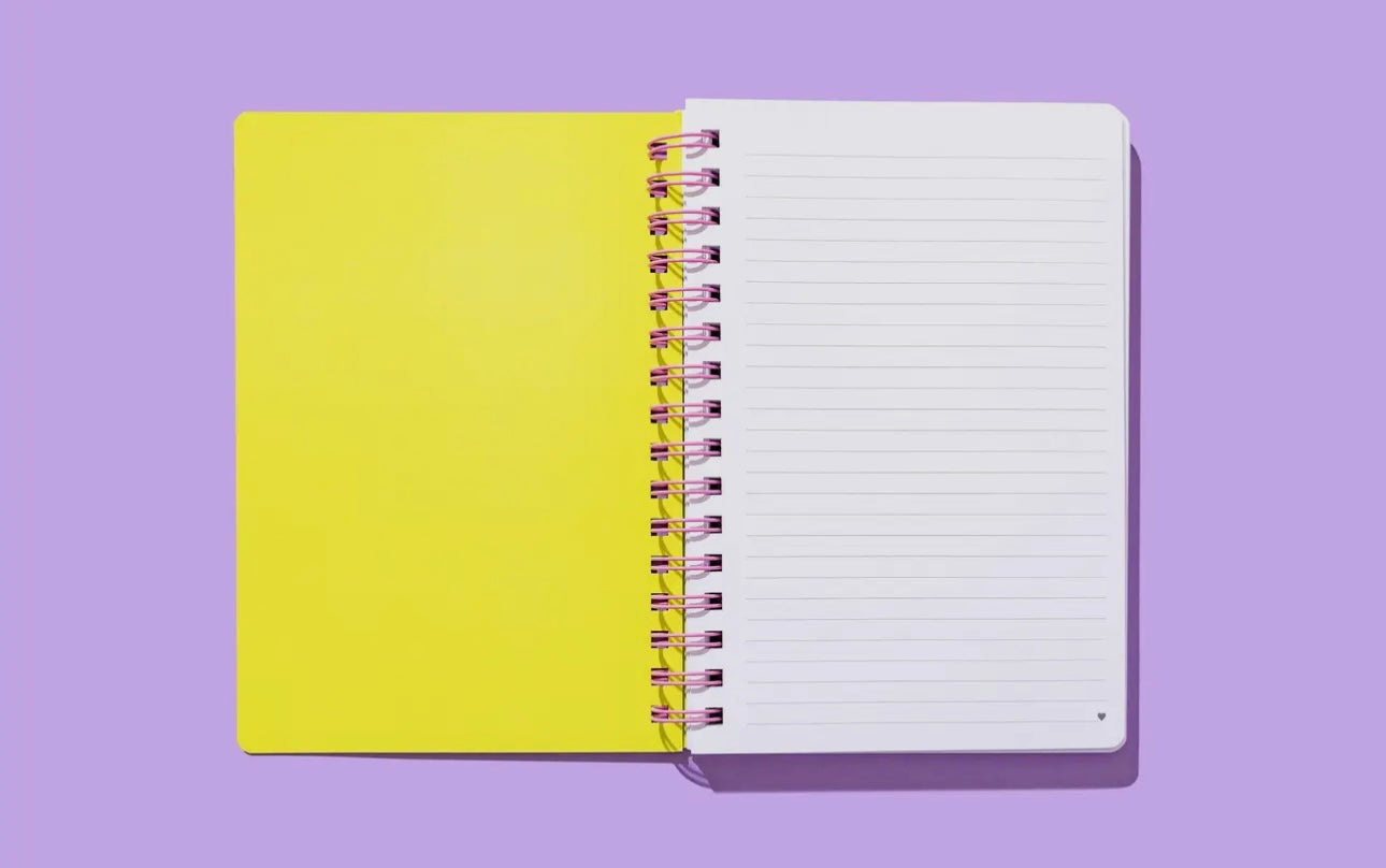 "Be Brave" Floral Spiral Notebook