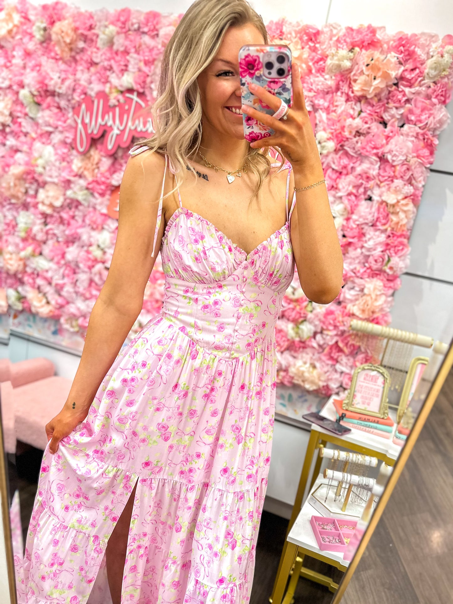 Garden Goddess Maxi Tier Dress