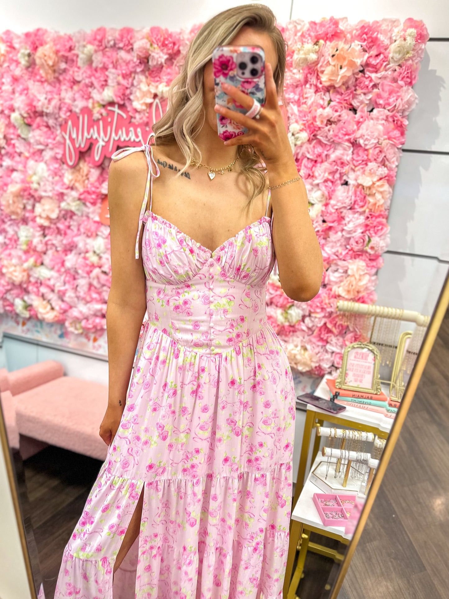 Garden Goddess Maxi Tier Dress