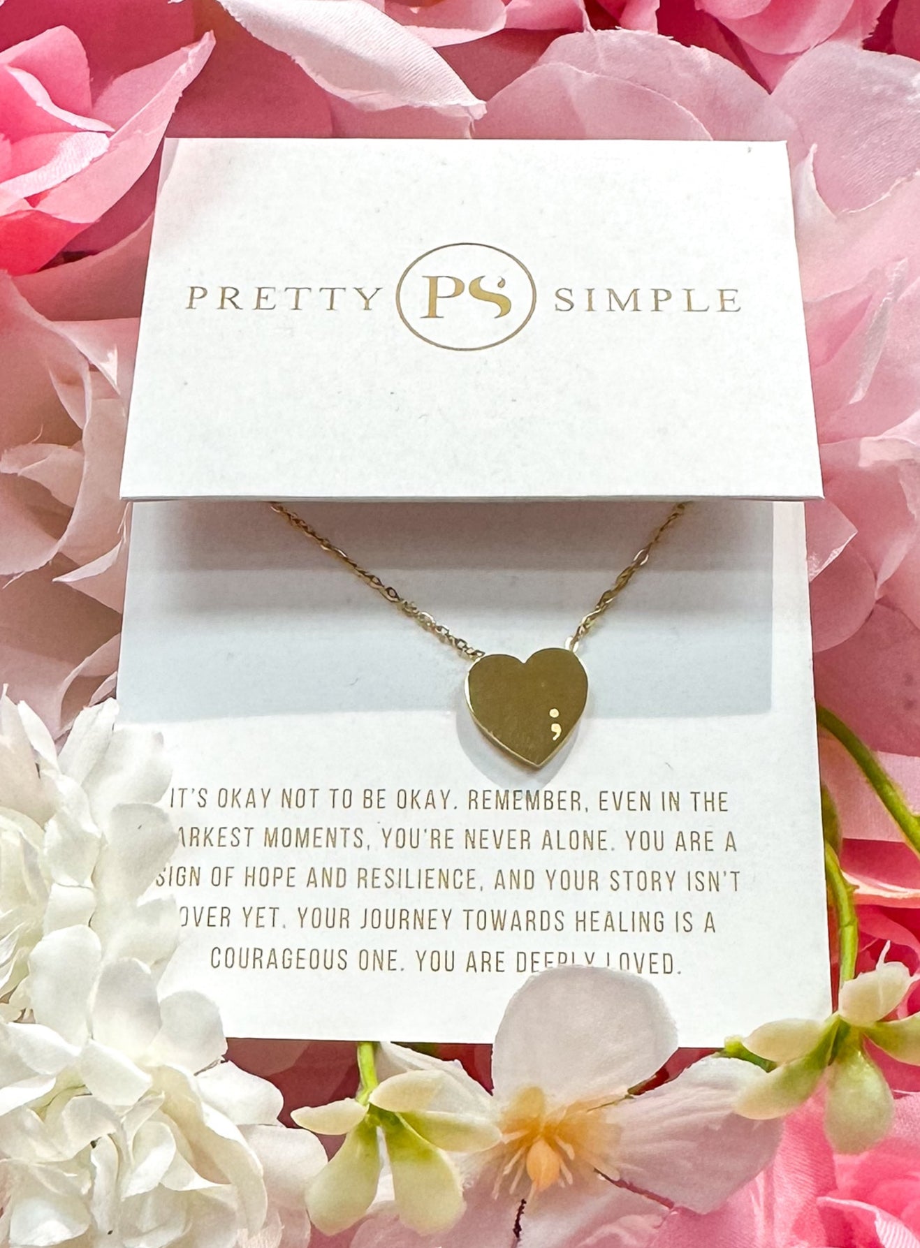 Semicolon Gift Necklace