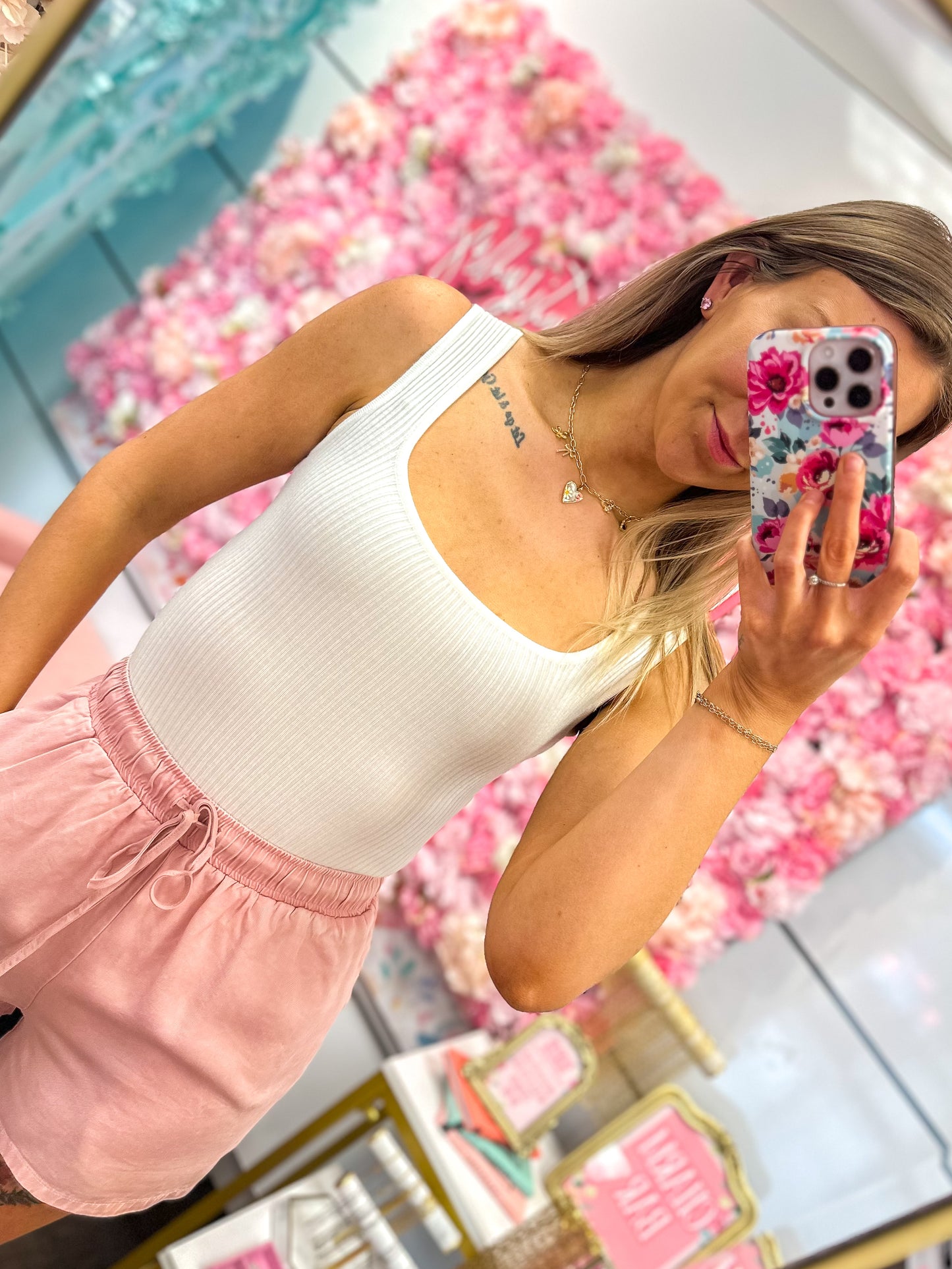 Waverly Washed Chambray Shorts
