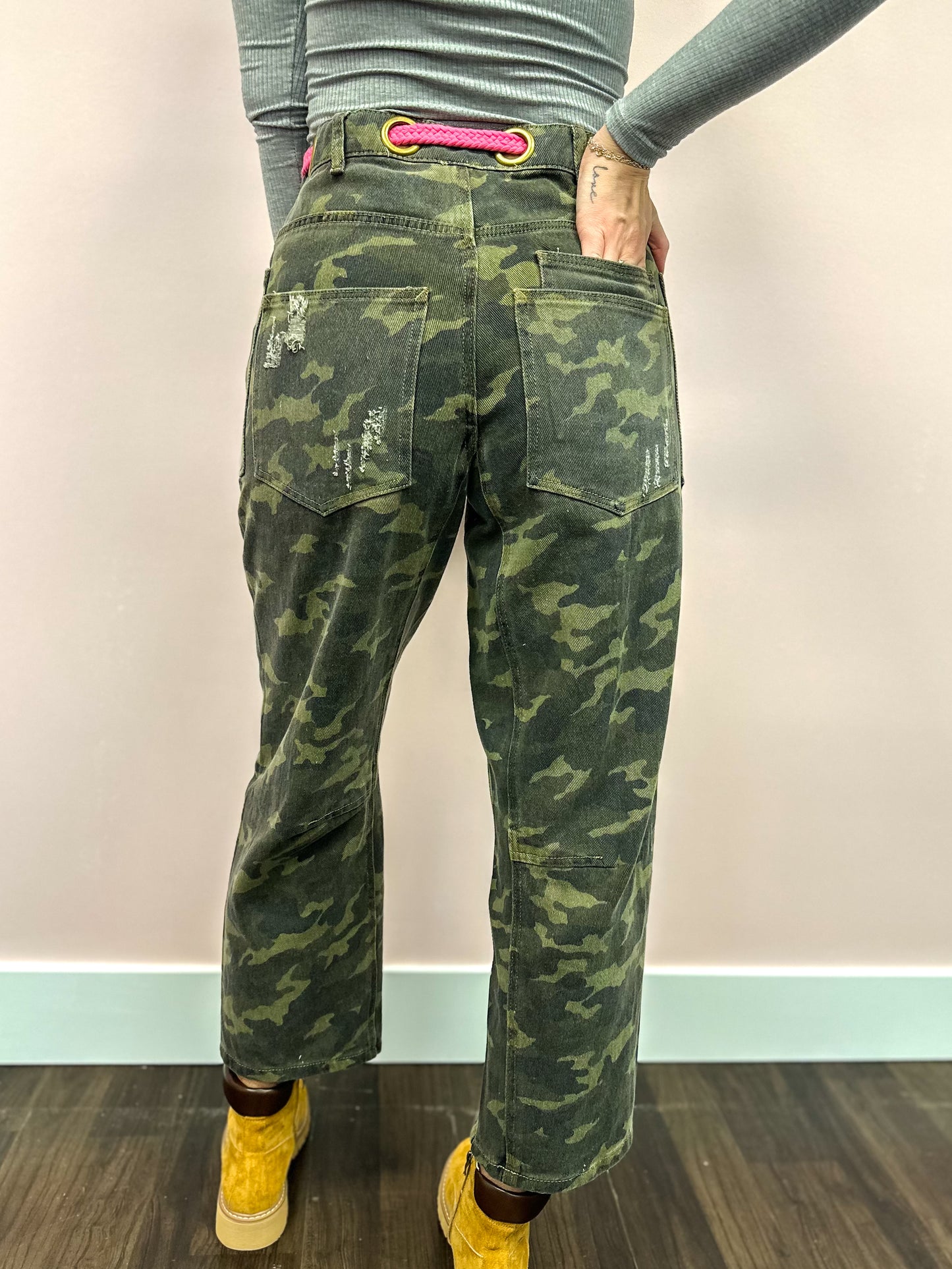 Camille Camo Print Pants