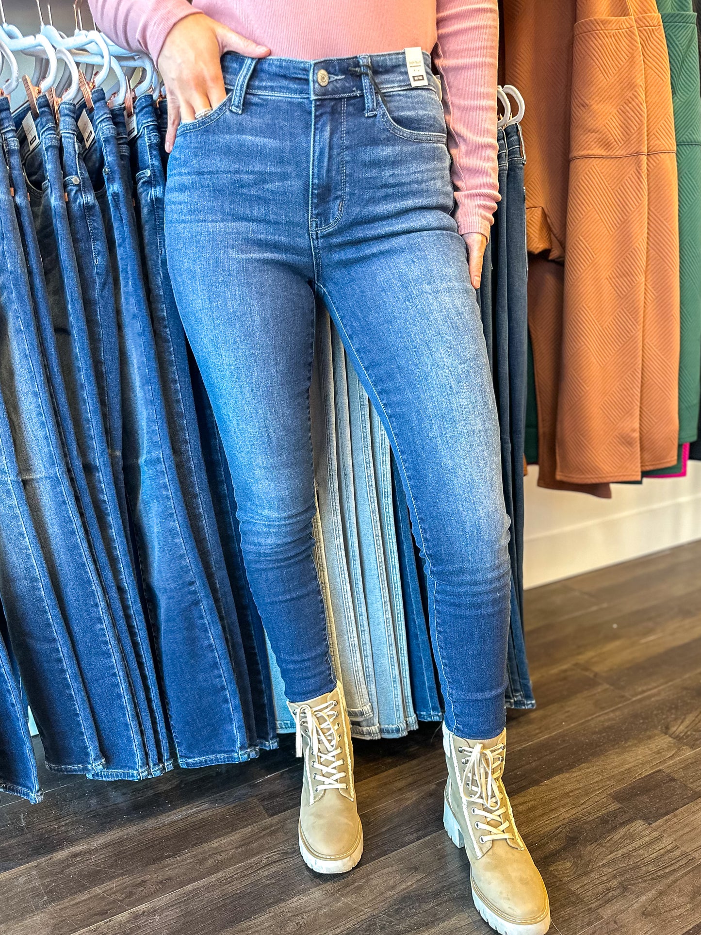 Teagan Thermal Skinny Judy Blue Jeans