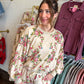Vintage Blooms Oversized Sweatshirt