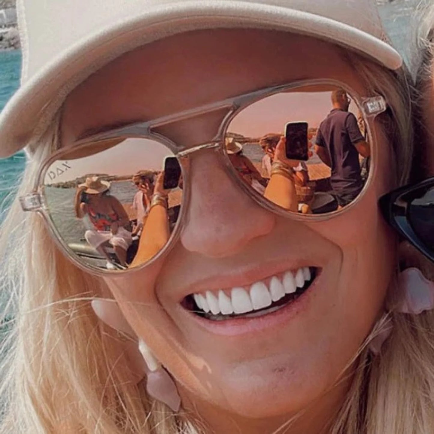 Earhart Sunglasses - Gold | DAX Eyewear