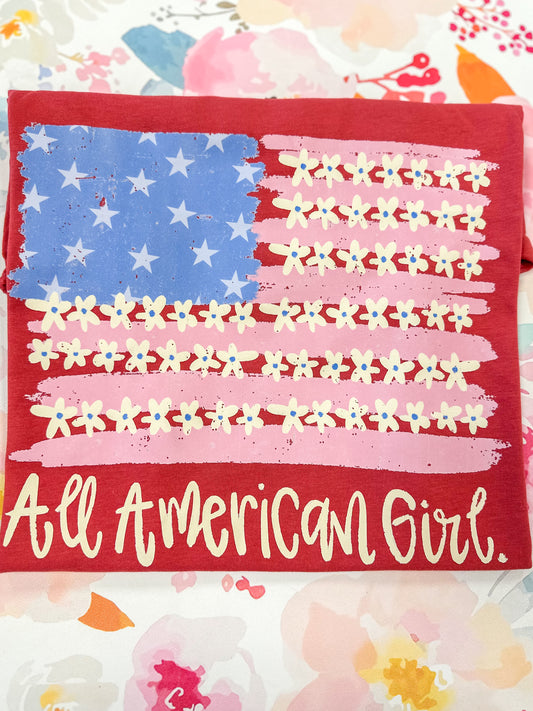 All American Girl Graphic Tee