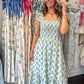 Meadow Bloom Midi Dress