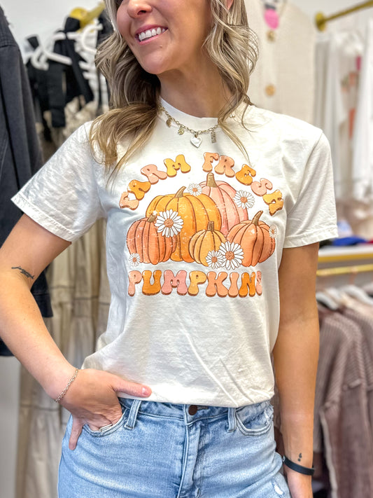 Farm Fresh Pumpkins Graphic Tee