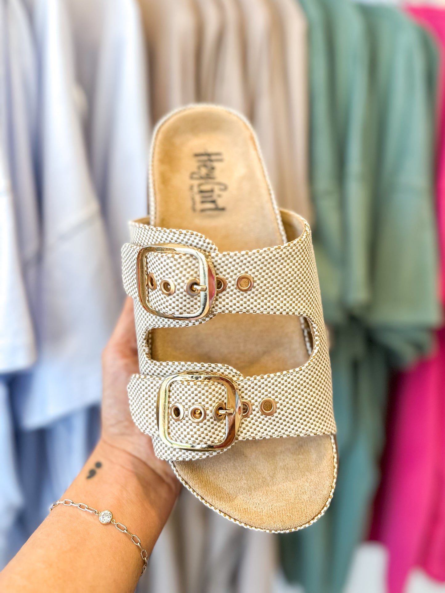 CORKY'S: She's Spicy Sandals - Cognac