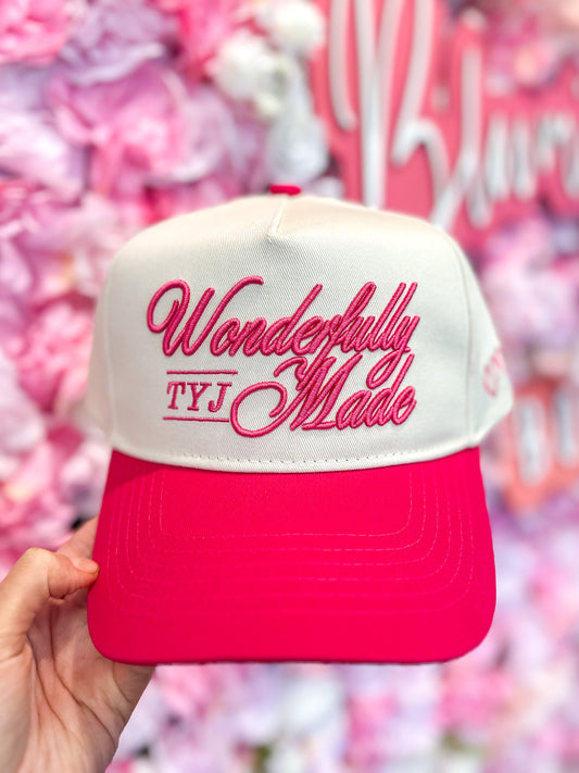 Wonderfully Made - Hot Pink Vintage Trucker Hat