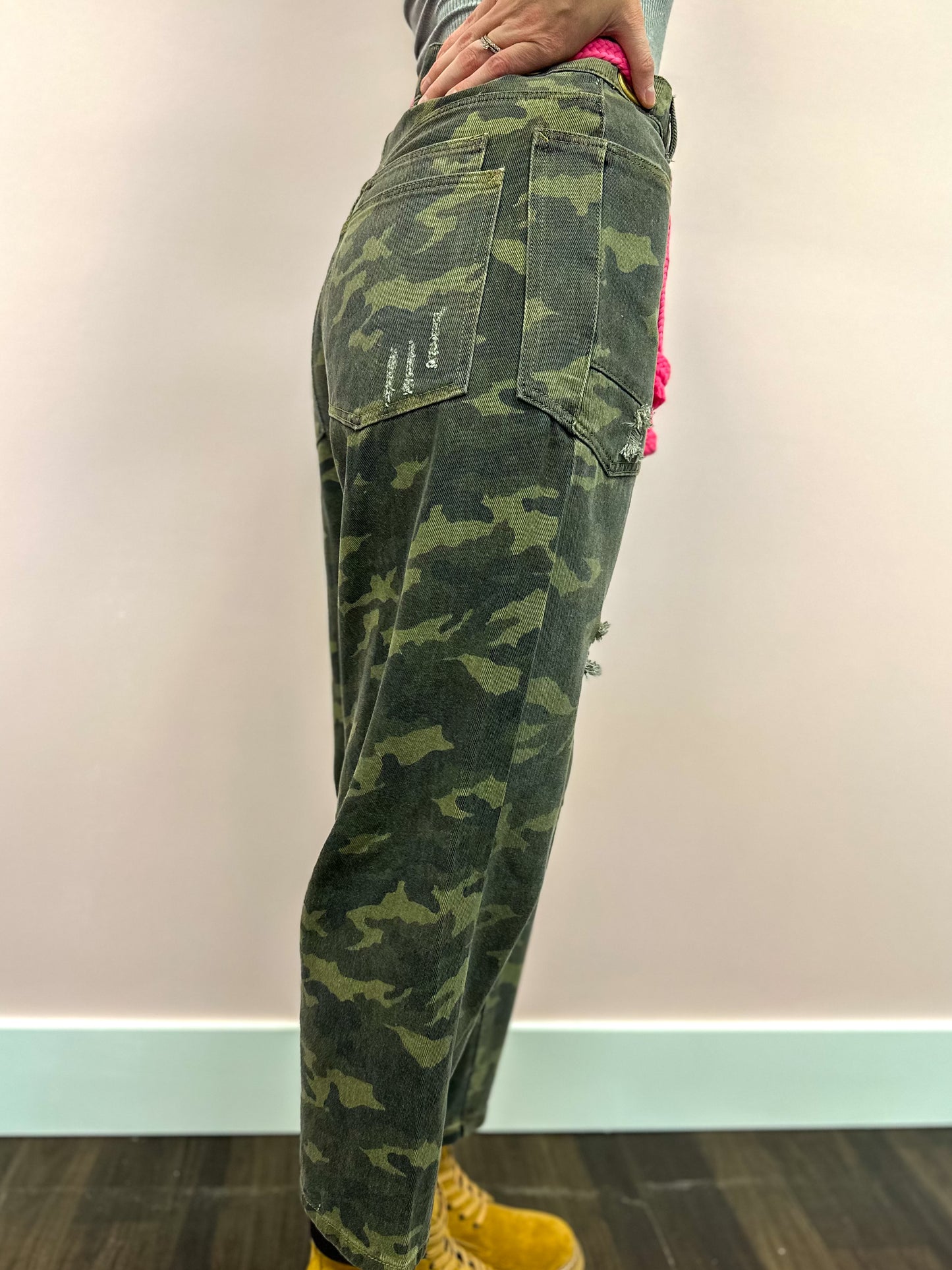 Camille Camo Print Pants
