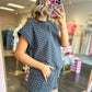 Sweet Spot Polka Dot Short Set - Blackish Charcoal