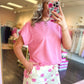 Dottie Darling Polka Dot Shorts - Pink
