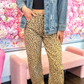 Blakely Barrel High Rise Leopard RISEN Jeans
