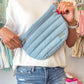 Jolie Puffer Belt Bag - Denim