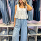 Reese Ruffle Tie Top