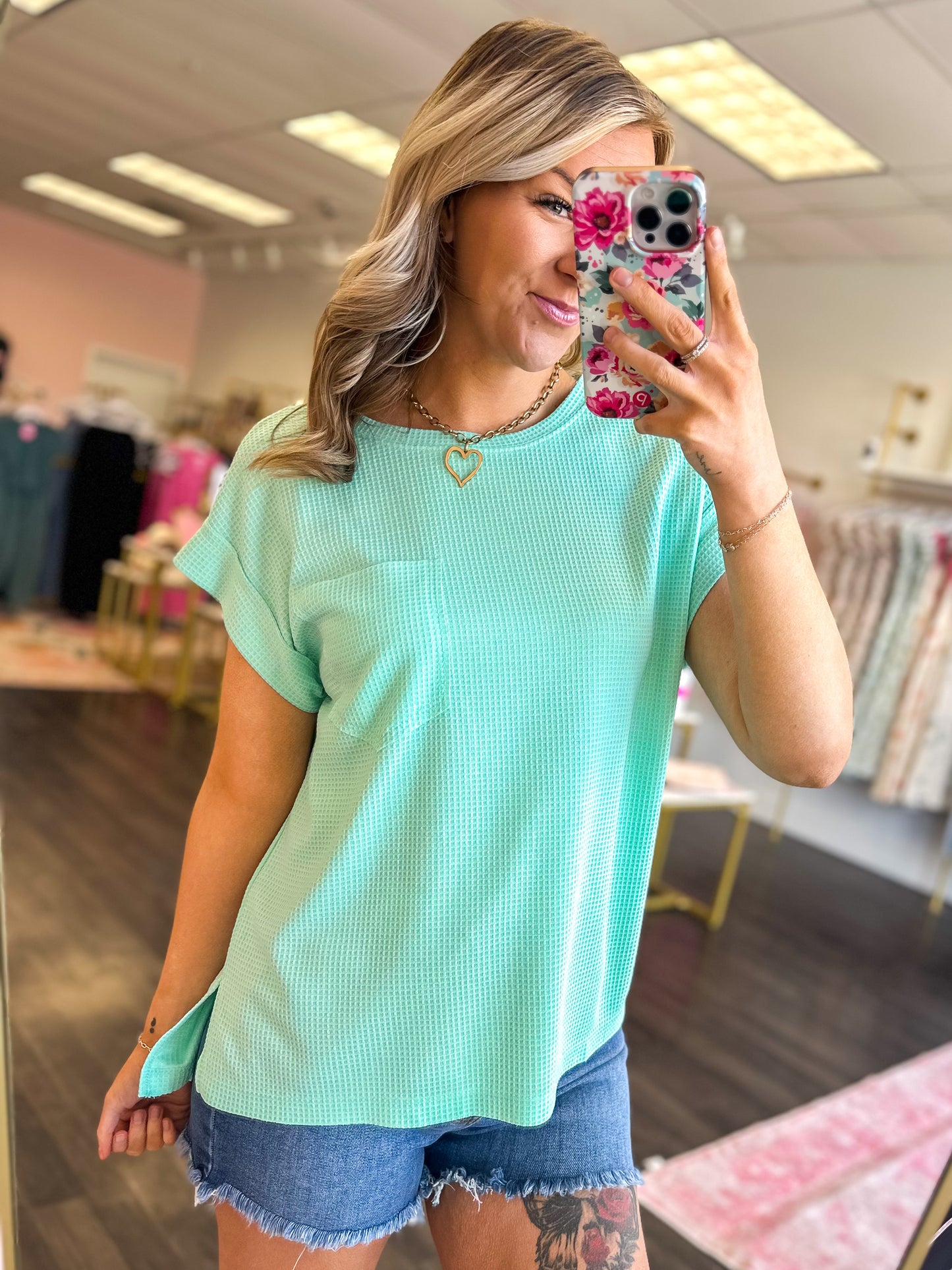 The Cora Classic Pocket Tee