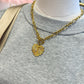 Sunburst Heart Love Pendant Necklace