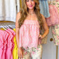 Pretty Petals Lace Babydoll Tank