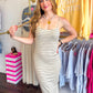 Saylor Stripe Midi Dress