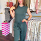 Elevated Everyday Jumpsuit - Hunter Green