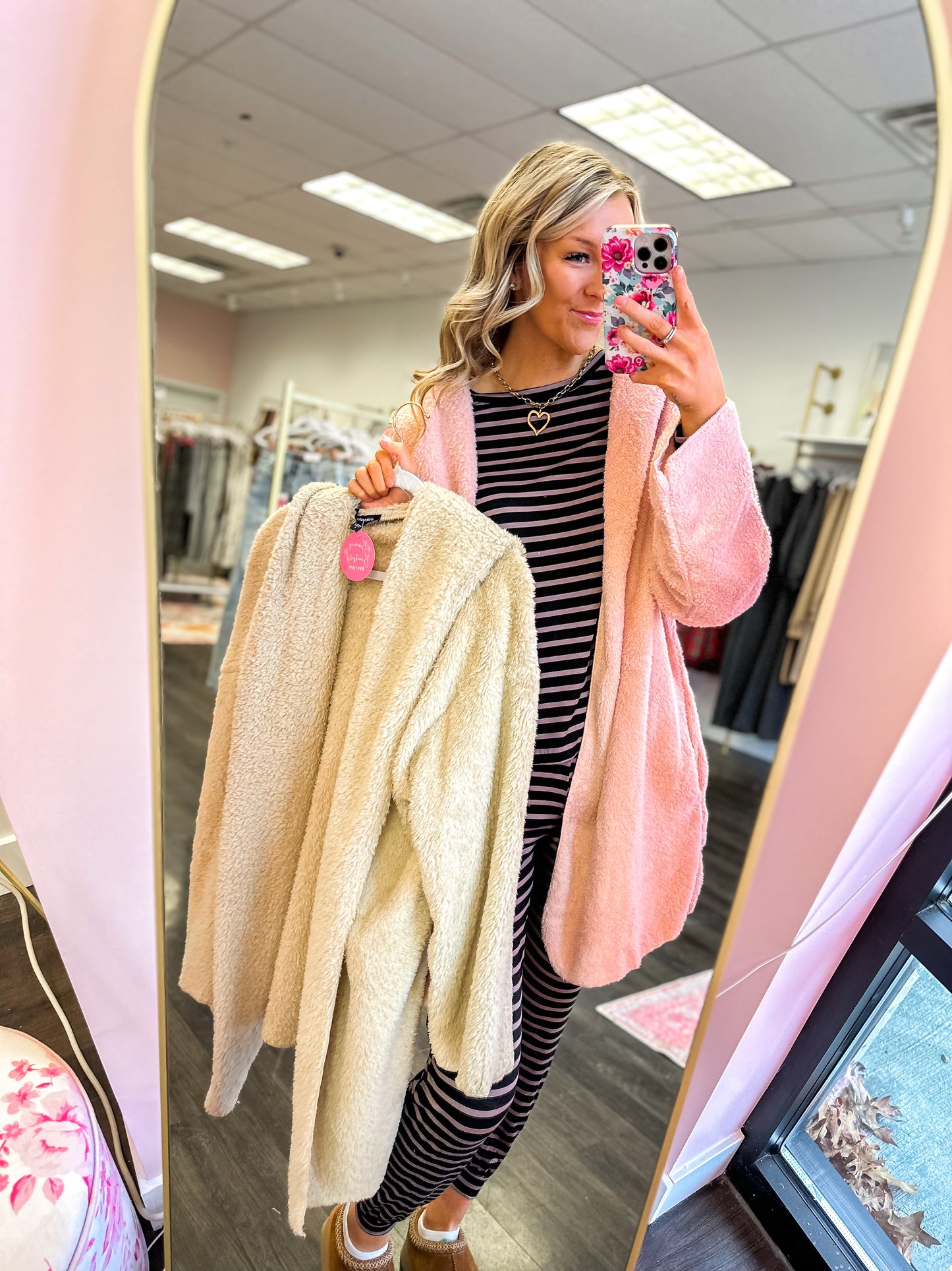 Cora Cozy Fleece Hooded Shacket