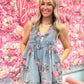 The Floral Edit Denim Romper
