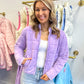 Waverly Washed Quilted Jacket - Lavender