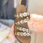 CORKY'S: Let's Be Friends Gold Floral Wedge