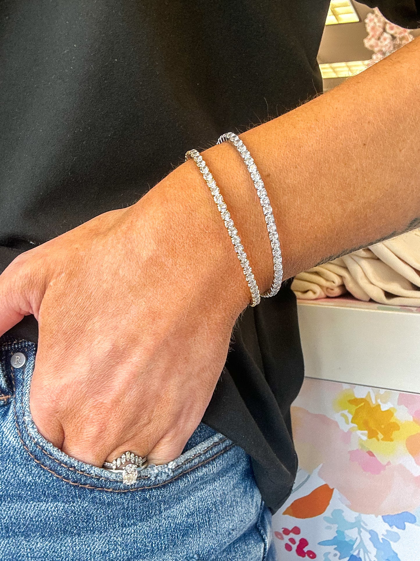 Stretchy Tennis Bracelet